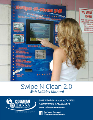 Swipe N Clean 2.0 Web Utilities