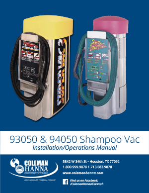 93050-94050 Shampoo Vac